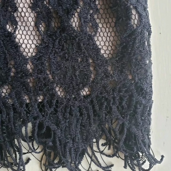 Rachael & Chloe BEAUTIFUL Black Lace & Beige Lining Bodycon NIGHT OUT Dress SZ M - Picture 8 of 12